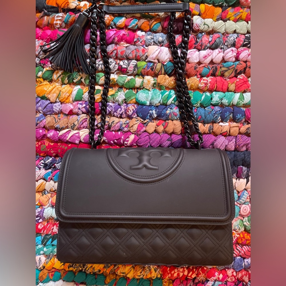 Tory Burch Fleming Matte Convertible Shoulder Bag
